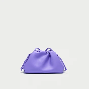 

Fashion cloud bag small bag leather female bag 2020 new single shoulder messenger clutch bag handbag dumpling bag female tide