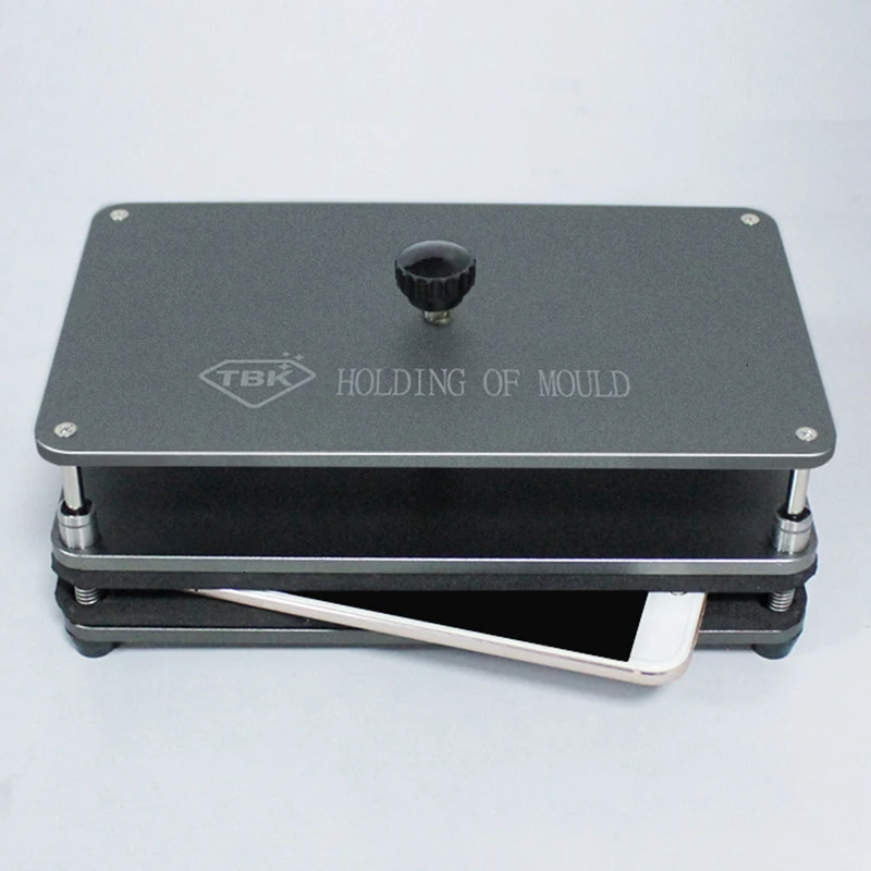 TBK Universal backcover pressure mold Frame Dispensing Laminating Protecting Mould With Middle Frame Laminating holding of mould