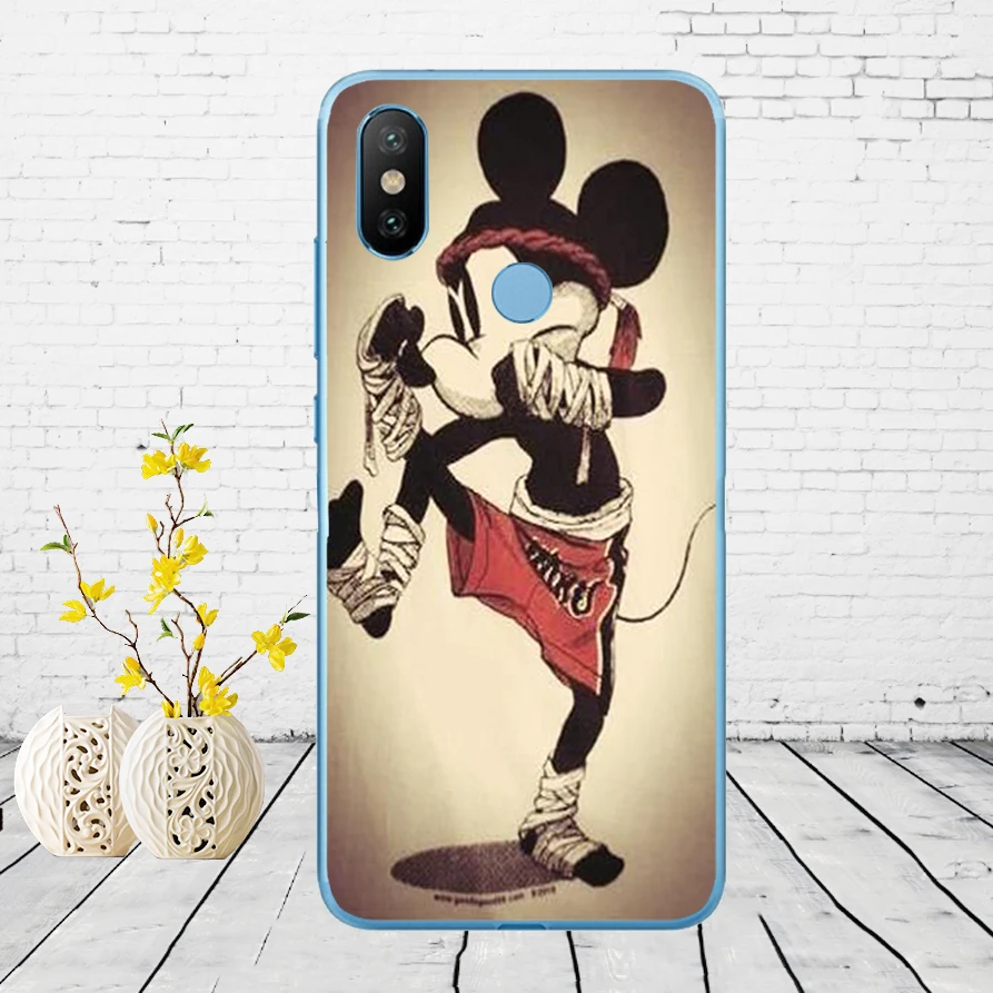 1 50DD Muay тайская борьба бокс Мягкий силиконовый чехол для Xiao mi Red mi 6 6a mi 8 a2 lite note 5 6 pro 7 Case - Цвет: 1