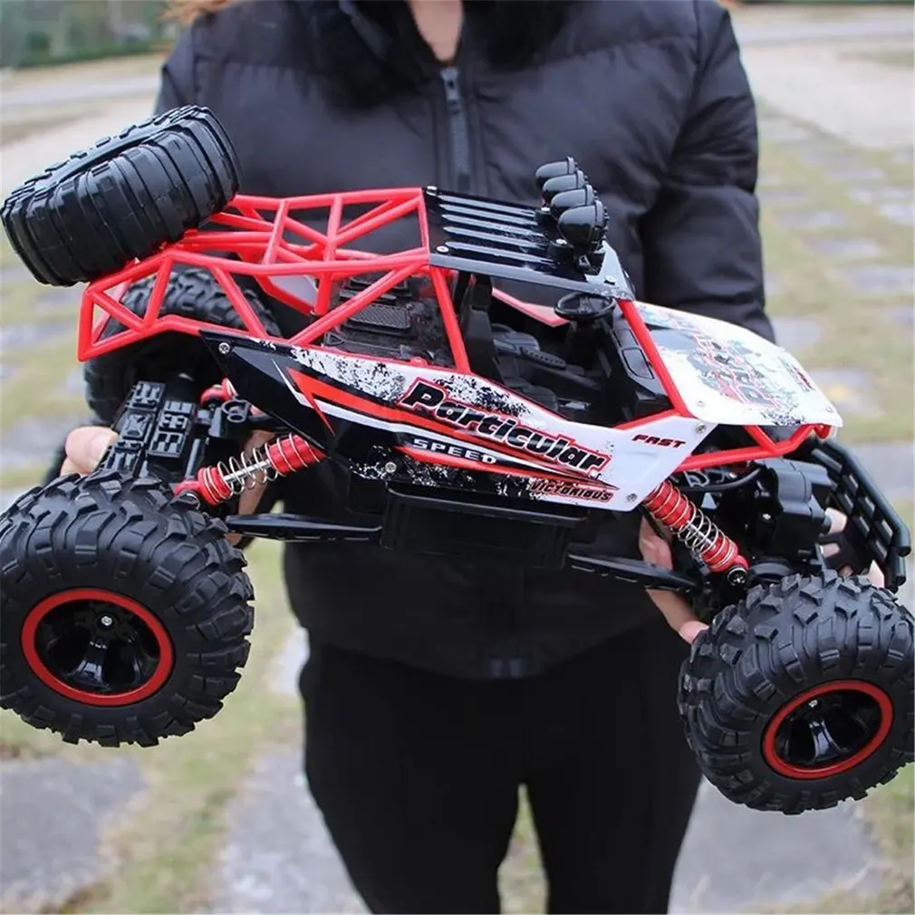 4WD высокоскоростной Сплав беспроводной пульт дистанционного управления автомобиль электрический внедорожный прочный альпинистский Автомобиль 2,4 ГГц беспроводной дрейф грузовик