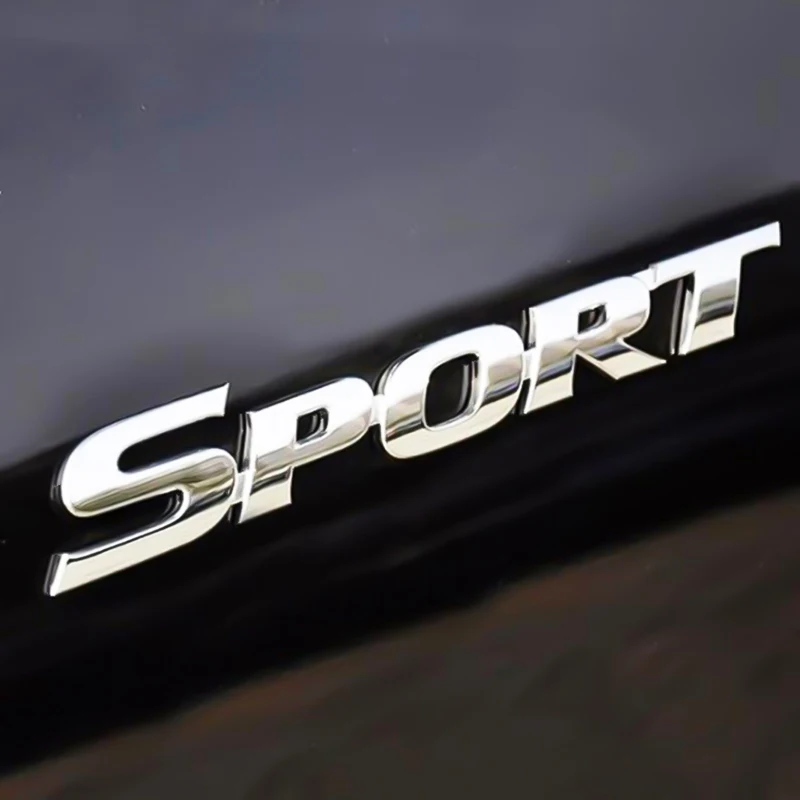 Car Sticker 3D Plastic Chrome Logo SPORT Emblem Badge Door Decal Auto Accessories for BMW HONDA Styling | Автомобили и мотоциклы