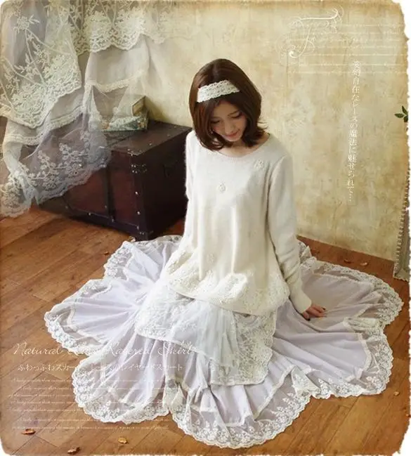 Осеннее японское девушка Мори милое платье для женщин 5 способов носить асимметричное нижнее платье хлопок кружево Уникальный Женский vestido платье A179