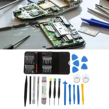 

45 in 1 Mobile Phone Repair Hand Tools Kit Opening Pry Screwdriver Set for iPhone Samsung Tablet PC Accessory