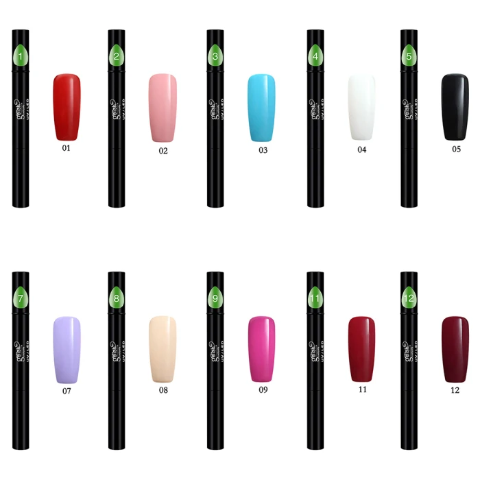 Women One Step Gel Varnish Pen Nail UV LED Polish Magical 3D Cat Eye Pencil Tool JS11