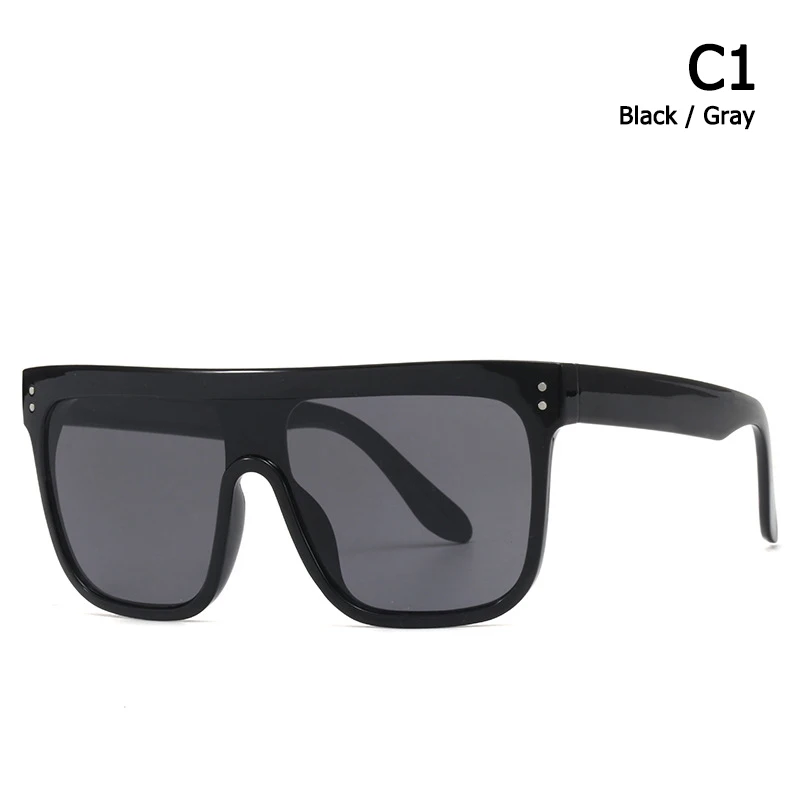 JackJad, модные солнцезащитные очки с двумя точками и заклепками, градиентные солнцезащитные очки для женщин, Ретро стиль, фирменный дизайн, солнцезащитные очки Oculos De Sol 8083 - Цвет линз: C1