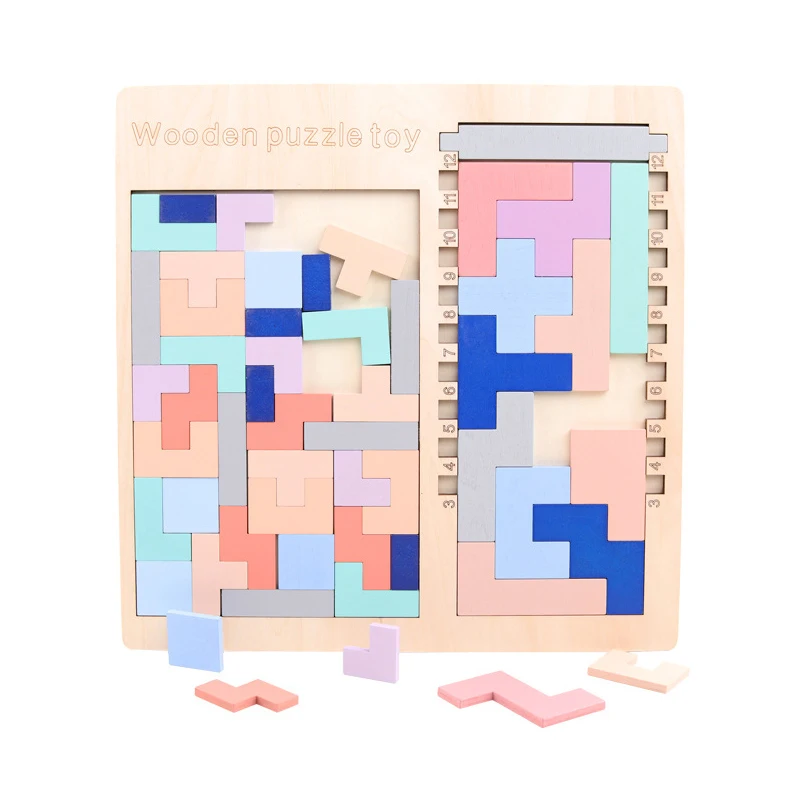 Интеллектуальная головоломка три в одном Qzm25/0,45 Tetris T Charades головоломка выгодная Мудрая учебная техника