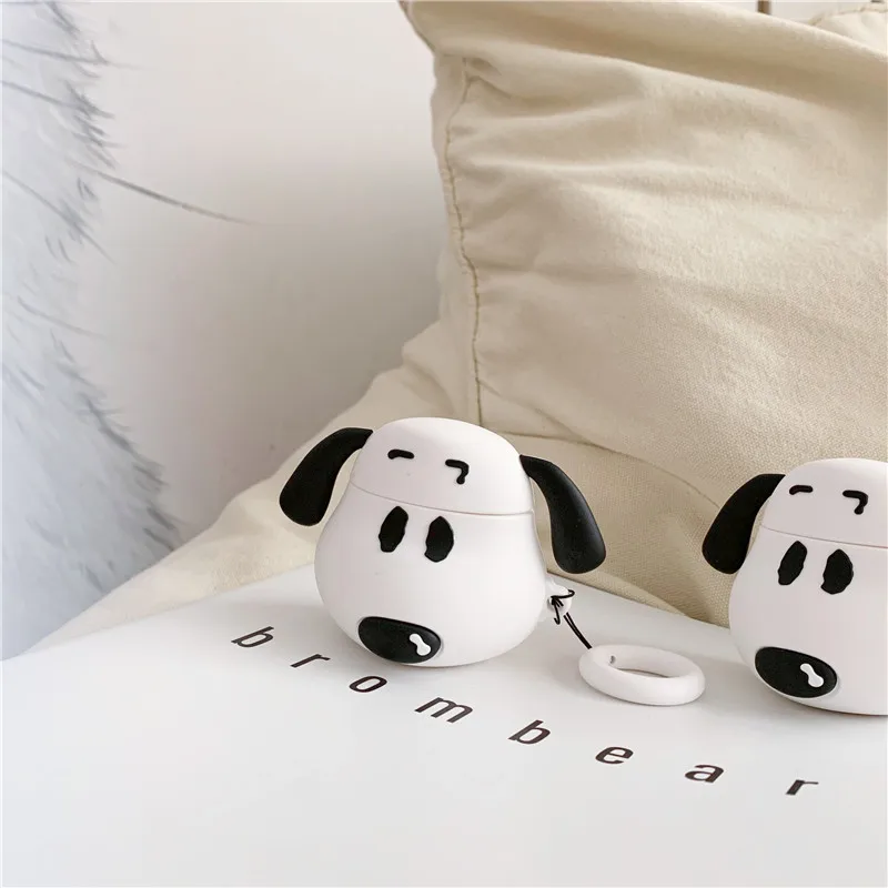 AirPods 1 2 Универсальные наушники Apple Bluetooth трехмерный силикагель мультфильм Ши Руби чехол для наушников shatter
