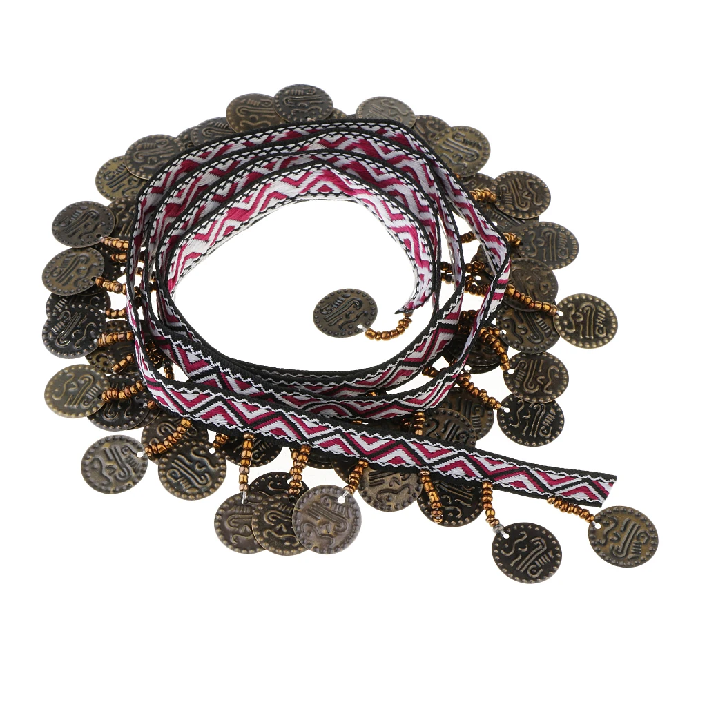 Copper Beaded Tassel Lace Trim Bohemian Ribbon Fringe Trim For Sewing