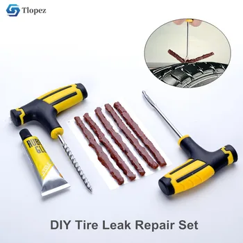 

Car Tire Repair Kit Auto Bike Car Tire Tyre Cement Tool Puncture Plug Practical Hand Tools for Car Truck Motorbike