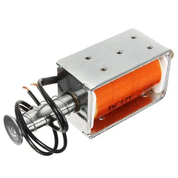 

DC 12V 35mm Long Stroke Push Pull Solenoid Small Electromagnetic Electric Magnet Durable in use