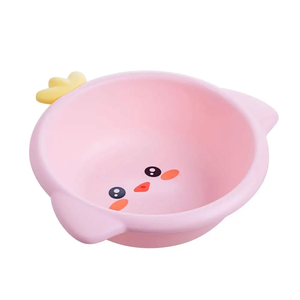 Large Pink OTHERHOUSE мультяшный пластиковый умывальник для детей, портативная раковина для ног, ведро для умывальника, для ванной, для детей, для педикюра, для ванны - Цвет: Large Pink