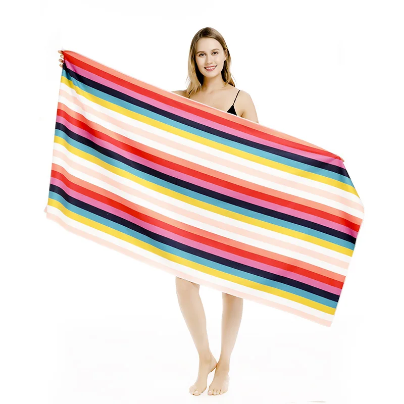 

Summer Quick Dry Beach Towel Printed Microfiber Bath Towels Water Absorbent Sand Resistant Adult Bath Swimming Towel 160x80cm