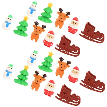 

20Pcs Eraser High Quality Cartoon Lovely Christmas Eraser School Eraser Gift Eraser for Child Kids Students