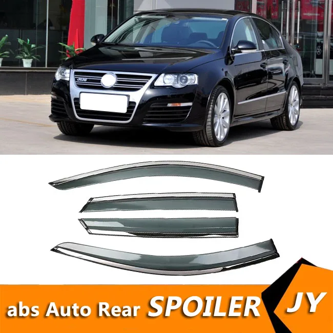 For Volkswagen Passat 2016 Window Visor Vent Shades Sun Rain Deflector Guard MagotanN Auto Accessories 4PCS/SET | Автомобили и