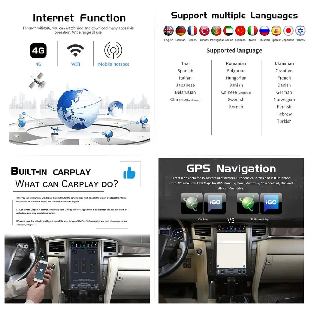 Aotsr Android 8 1 Tesla вертикальный автомобильный dvd плеер с экраном GPS навигации радио для