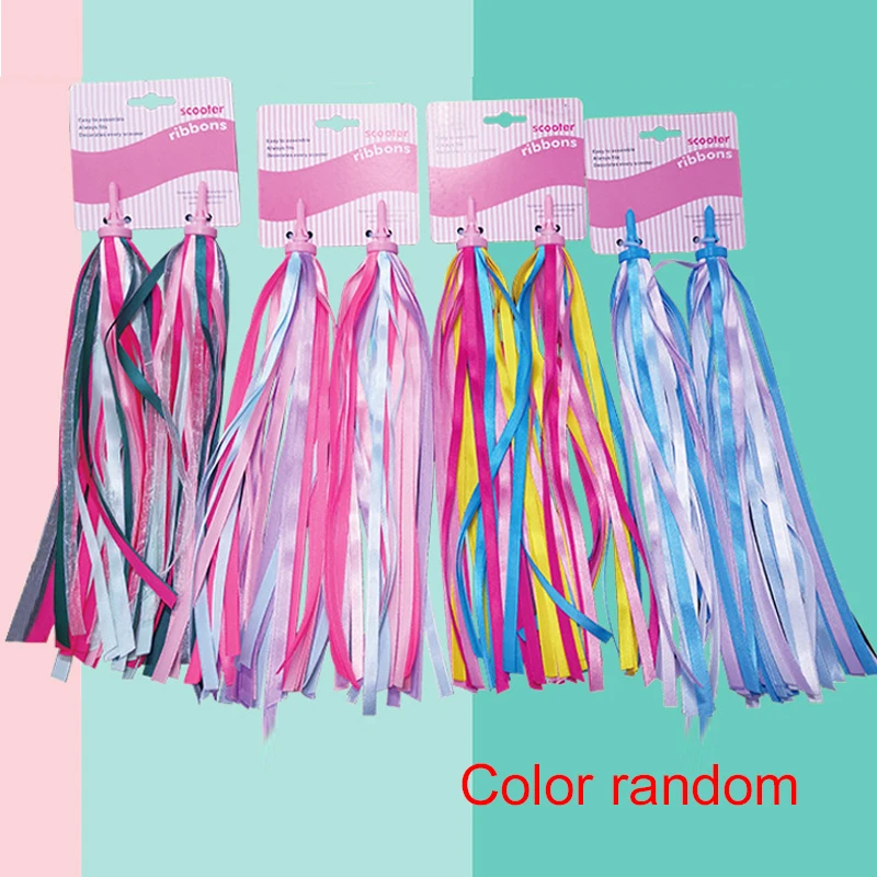Handgrip Accessories Handlebar Streamers Colorful Ribbons Tassel for Boys Girl Scooter Bike | Спорт и развлечения