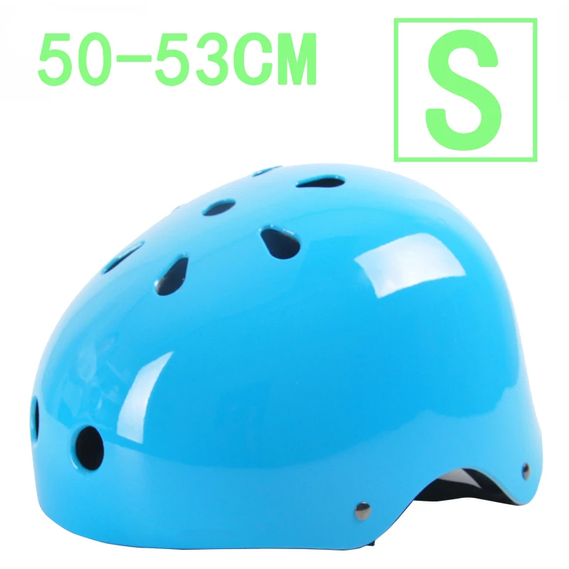 Sky Blue Детский велосипедный шлем прочный личностей От 8 до 15 лет s m l 6 цветов Спорт на открытом воздухе унисекс козырек защитный шлем - Цвет: Sky Blue
