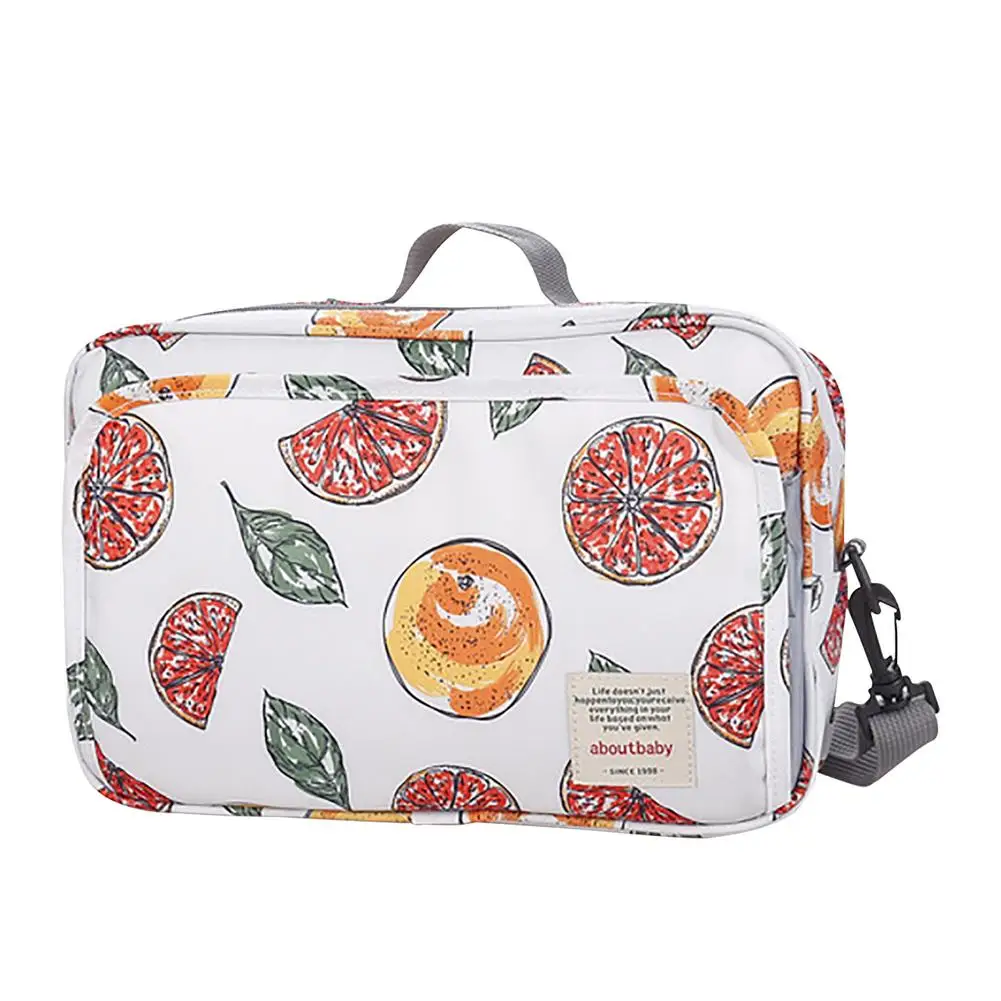 Baby Diaper Bag Versatile Universal Stroller Organizer Chic Easy Installation Caddy Tote With Multiple Pockets I | Мать и ребенок