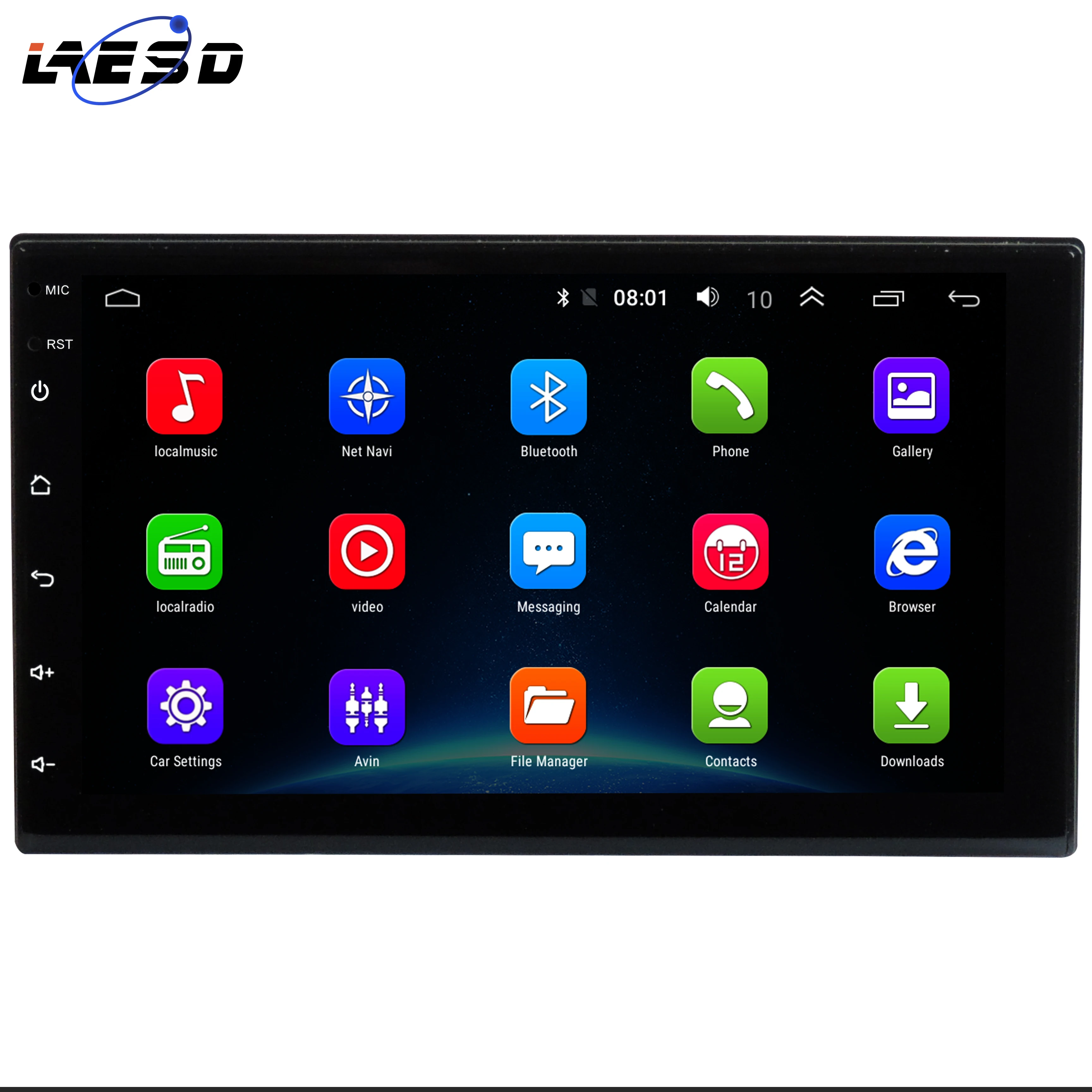 

2 Din Car Radio 2+32G Android 8.1 System Autoradio 7'' HD LCD Touch Screen Phone Link Google Maps Navigation WIFI USB LAESD