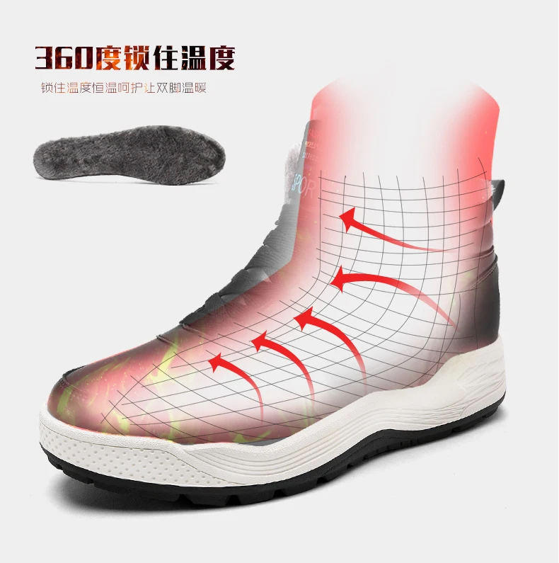 Botas Masculina/мужские ботинки; безопасная обувь из натуральной кожи; высококачественные винтажные зимние ботинки в британском стиле; Зимние Повседневные ботильоны на меху