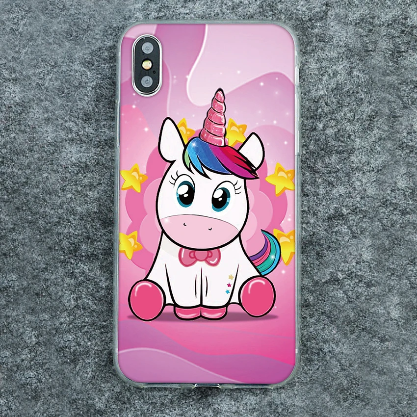 Мягкий ТПУ чехол для Doogee X70 X60L X55 X53 X50 L X30 X20 L Shoot 1 2 N10 Y7 N20 Y8 C единороги и радуги силиконовые чехлы для телефонов - Цвет: 04