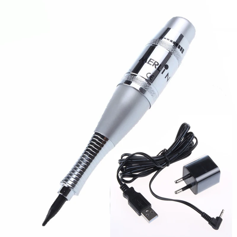 

Original USA Biotouch Merlin Tattoo Machine Kit Permanent Makeup Machine Cosmetic Kit With Tattoo Gun Needles Tattoo Eyebrow Pen