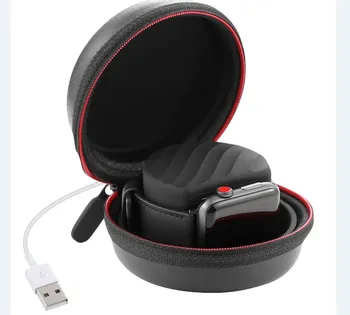 

Portable Digital Storage Box Wireless Magnet Charger Stand Case Cove BOX FOR iWatch 1/2/3 Apple Watch 38 42 Newest Storage Bag