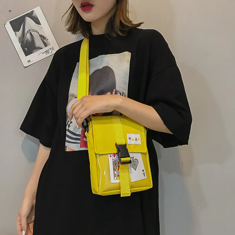 

Cross Border for Canvas Bag Women's 2019 Creative New Style Printed Shoulder Bag Change Cross-body Mobile Phone Bag Wholesale