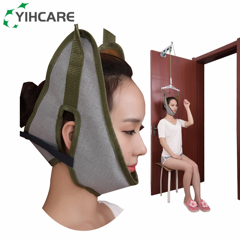 YihCare дверной подвесной Массажер для снятия боли в шее набор растягивания шеи и