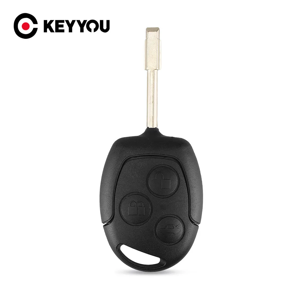 KEYYOU чехол для брелока ключа автомобиля с 3 кнопками, без порезов, чехол кейс для Брелока Для Ford Focus Mondeo Festiva, бесплатная доставка|fob cover|fob casefob key | АлиЭкспресс
