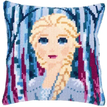 

Latch Hook Cartoon Cushion Pattern Pillow Case Crochet Art & Crafts Acrylic Embroidery Sofa Bed Cushion Cover Home Decor