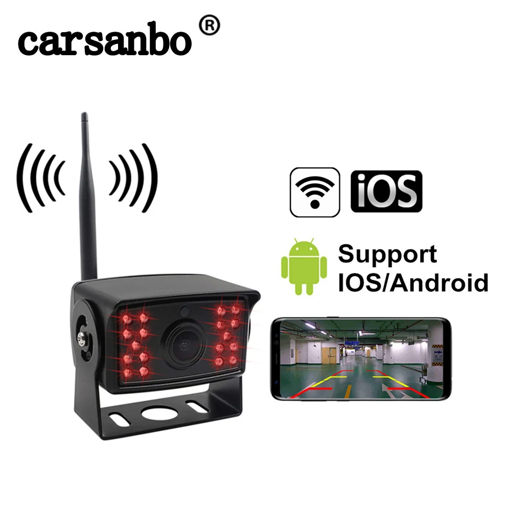 Carsanbo 12 В 24 в 125 до 150 градусов широкоугольная беспроводная Wi Fi камера для автобуса