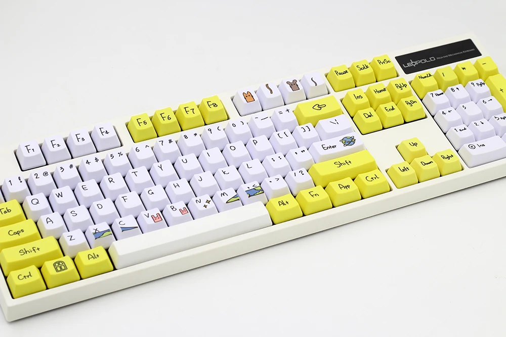 Краситель субкровать PBT Keycap 108 ключи OEM профиль колпачки для MX переключатели клавишная крышка