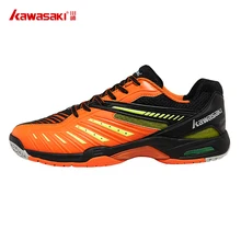 Kawasaki бадминтон обувь для мужчин оранжевый профессиональный Крытый корт спортивные кроссовки анти-скользкая износостойкая K-520 K-522