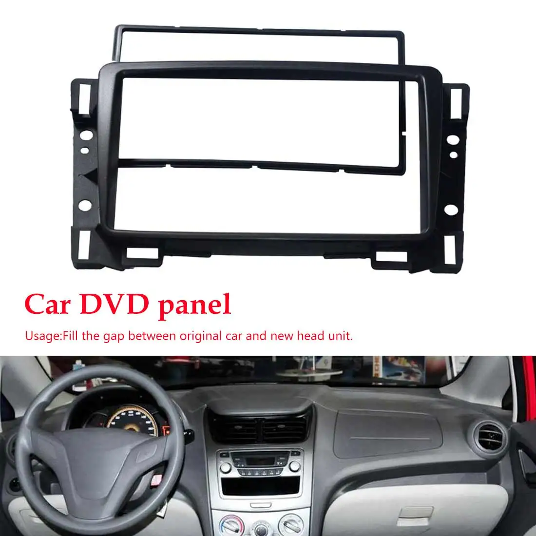 Подходит для Chevrolet Sail Navigation CD/DVD Передняя рамка Кронштейн 2DIN радио фасции Для chevrolet sail refit frame