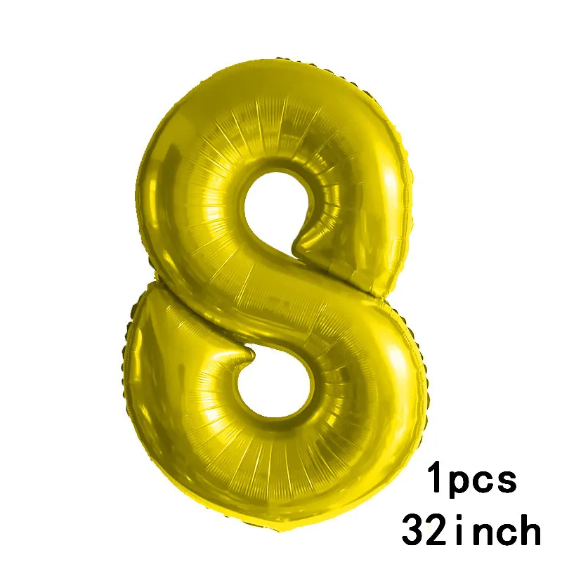 1 шт животные Свинья голова фольги шары животных тематическая вечеринка на день рождения украшения Детские игрушки 18 дюймов мультфильм гелиевые шары baby shower - Цвет: Gold-8
