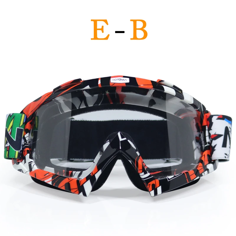 Очки для мотокросса беговые лыжи сноуборд ATV маска Oculos Gafas мотоциклетный шлем MX очки - Цвет: B2