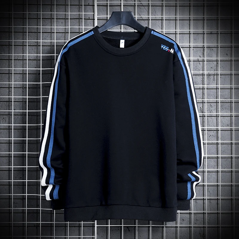 

Striped Hoodie Men's Casual Loose-Fit-Style Hoodies Spring Summer New Street Skateboard Tops Comfortable Breathable Clothing