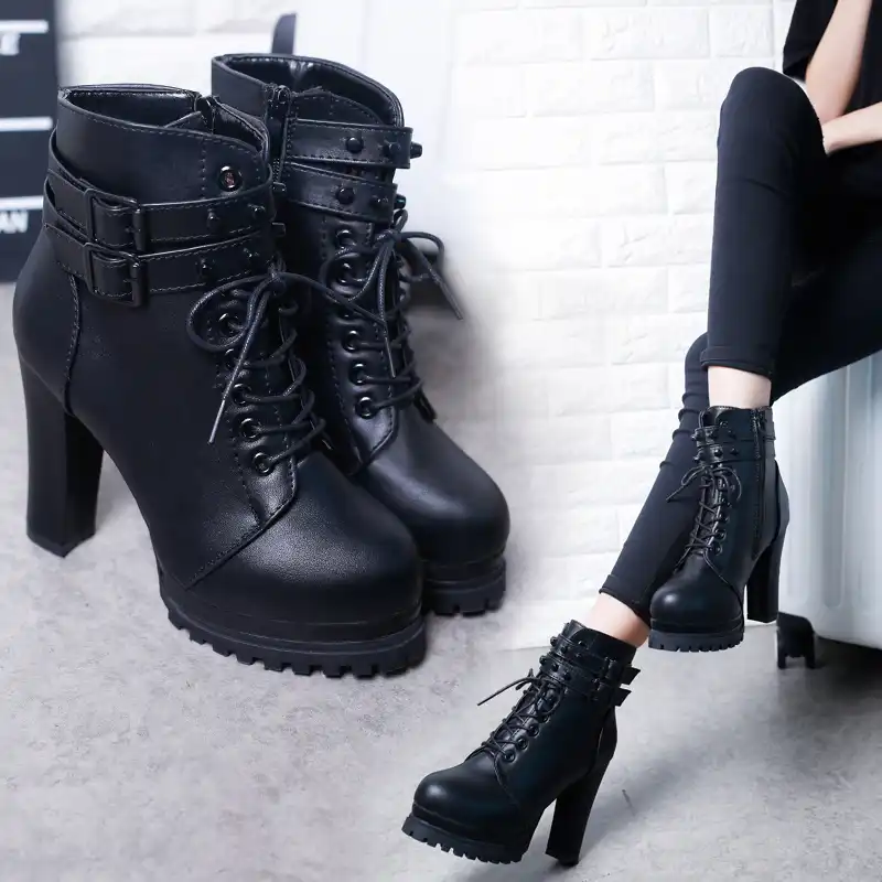 Designer lace up boots Clearance