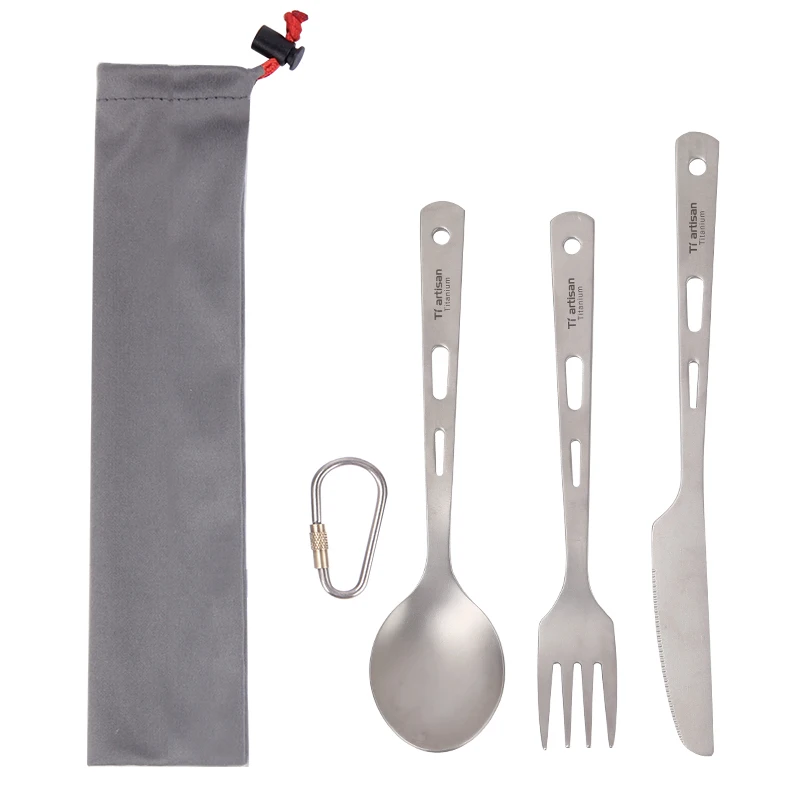 刀叉勺三件套 钛工匠