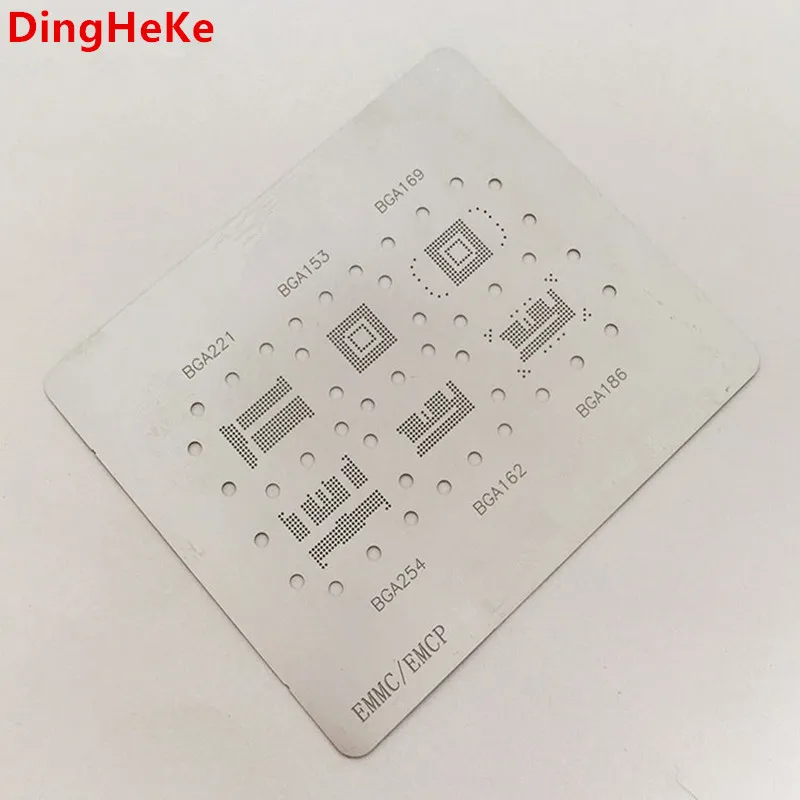 Трафарет нагревательный для EMMC/EMCP BGA221 BGA153 BGA169 BGA254 BGA162 BGA186 2 шт. 10 шт.| |