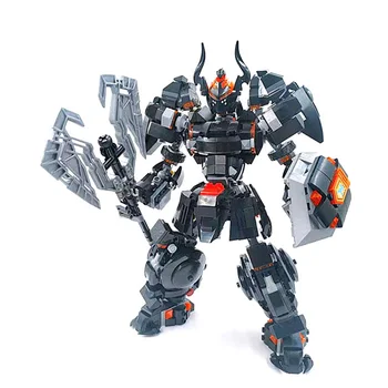 

840Pcs MOC Mini Mecha Warfare Mecha Model Small Particle Building Blocks Educational Toy For Children Birthday Gift -Darth Vader