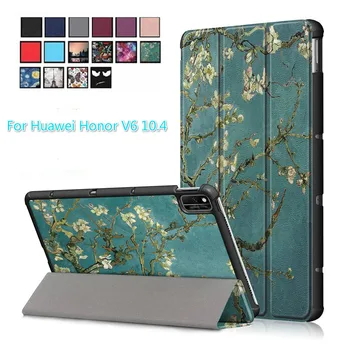 

For Huawei Honor V6 10.4 case KRJ-W09 KRJ-AN00 Smart Tablet Flip Stand pu Leather for Honor V6 10.4'' Stand Shell Capa Coque