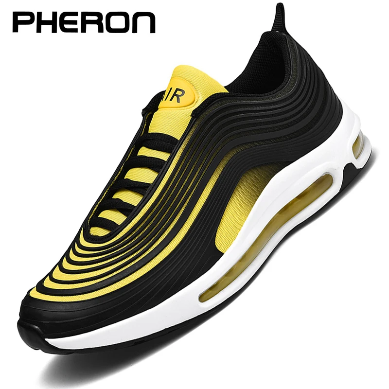 Мужские кроссовки на высокой платформе POLALI белые из сетчатой кожи в стиле ретро