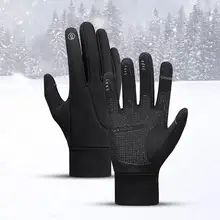 

1 Pair Snow Gloves Practical Winter Warm Thermal Shock-Absorbing Ski Snowboard Cycling Gloves for Outdoor Snowboarding
