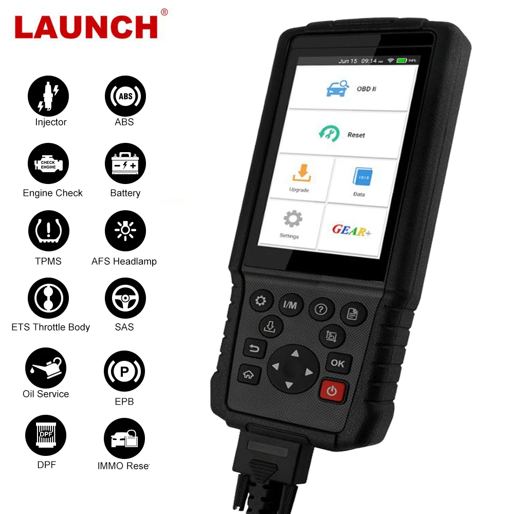 Запуск CRP469 OBD 2 Автомобильный диагностический инструмент ABS SAS DPF Сброс масла 9 языков планшет Android сенсорный экран ODB2 Автомобильный сканер