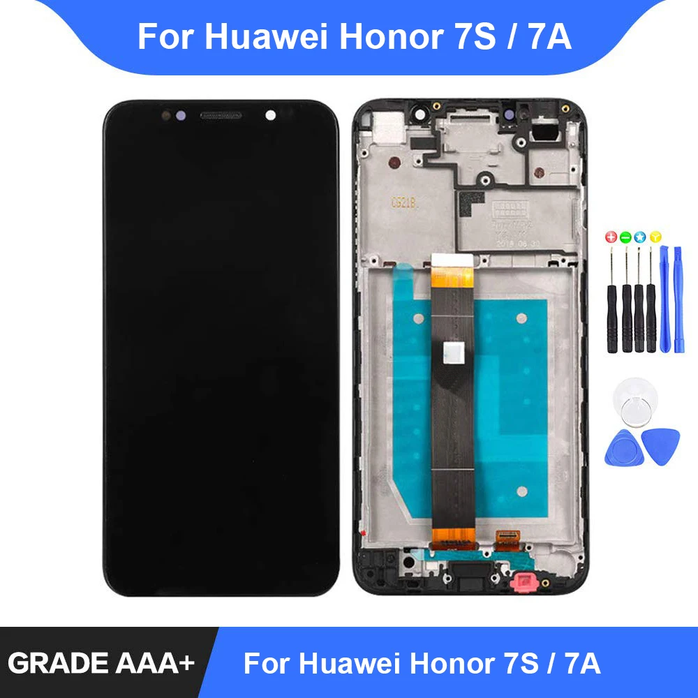 

For Huawei Honor 7S / 7A DUA-LX2 DUA-L22 LCD Display Touch Screen Digitizer Assembly Repair Parts Display with Frame Replacement