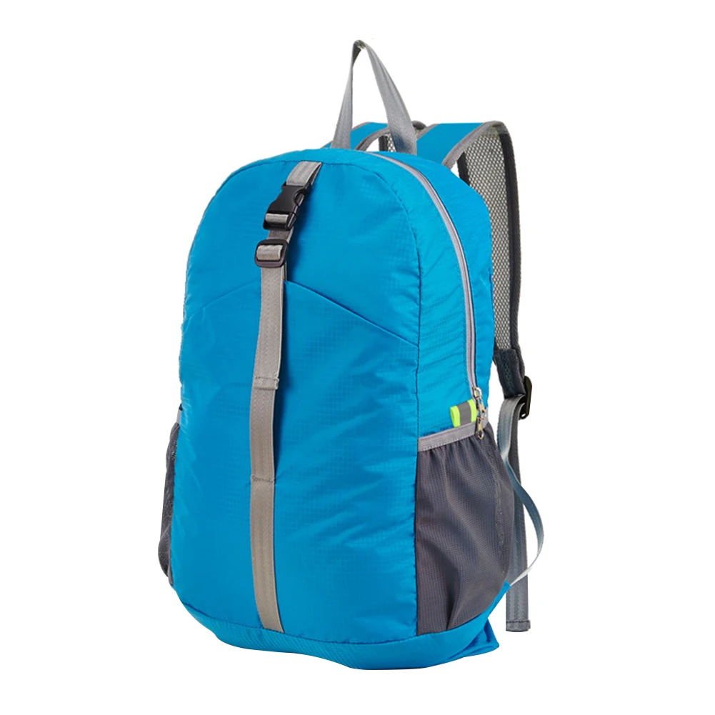 Мужская и Женская легкая складная сумка на молнии рюкзак для покупок нейлоновый альпинистский туристический рюкзак Водонепроницаемый