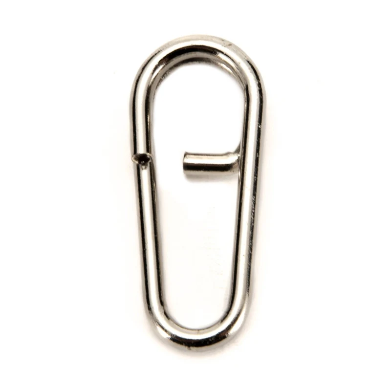 

Stainless Steel Fishing Safety Snaps Clip Interlock Line Terminal Tackle Accessory For Fishing Outdoor 50pcs/100pcs