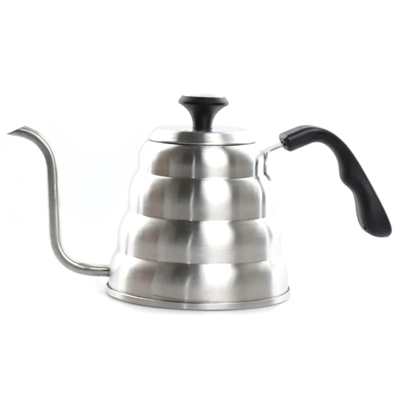1200Ml 304 Stainless Steel V60 Drip Kettle with Thermometer Home Use Tea Pot Barista Coffee Tool New Diy